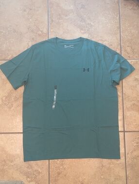 Under Armour Men’s Teal Crew Neck Short Sleeve Tee